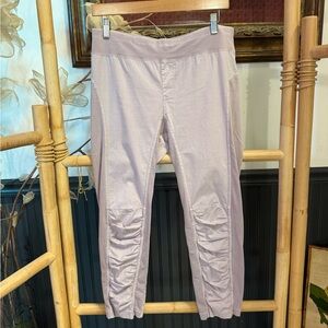 XCVI Wearables Core Jetter Crop Ruched Front Leggings ~ Size Small 💚🍄